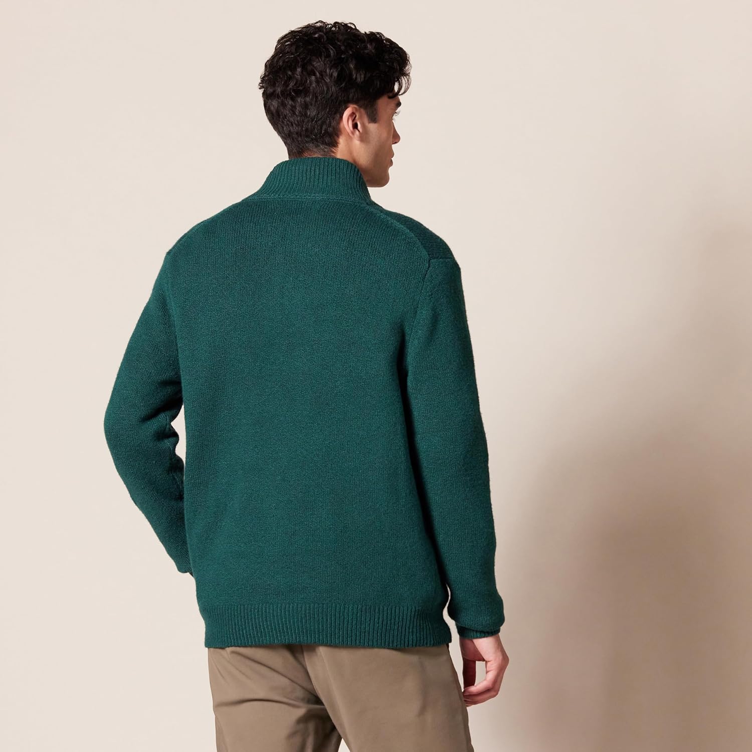 Amazon Essentials Men's Long-Sleeve Soft Touch Quarter-Zip Sweater - Image 2