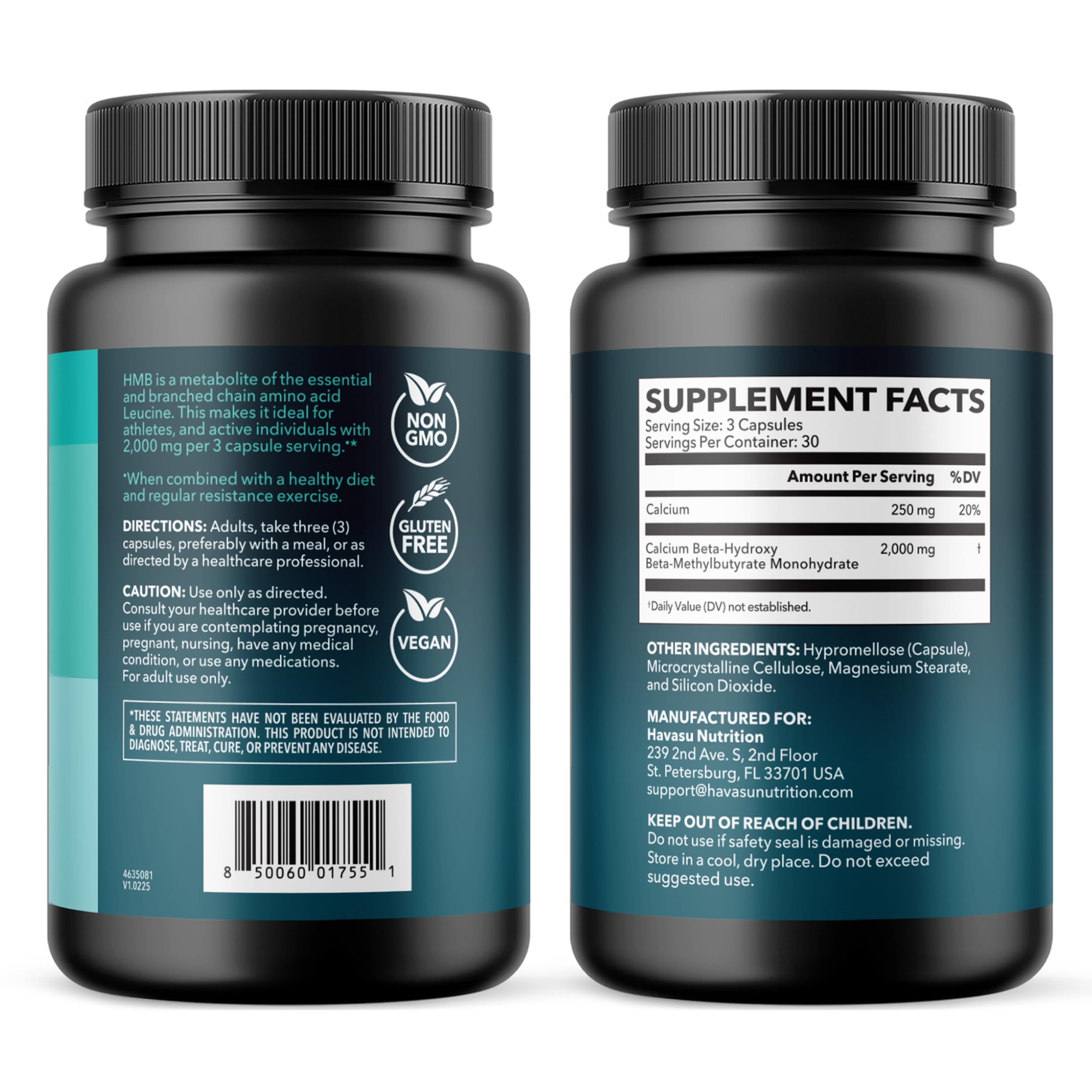 HMB Capsules 2000mg Per Serving, HMB Supplements for Men and Women — Amazon image 9