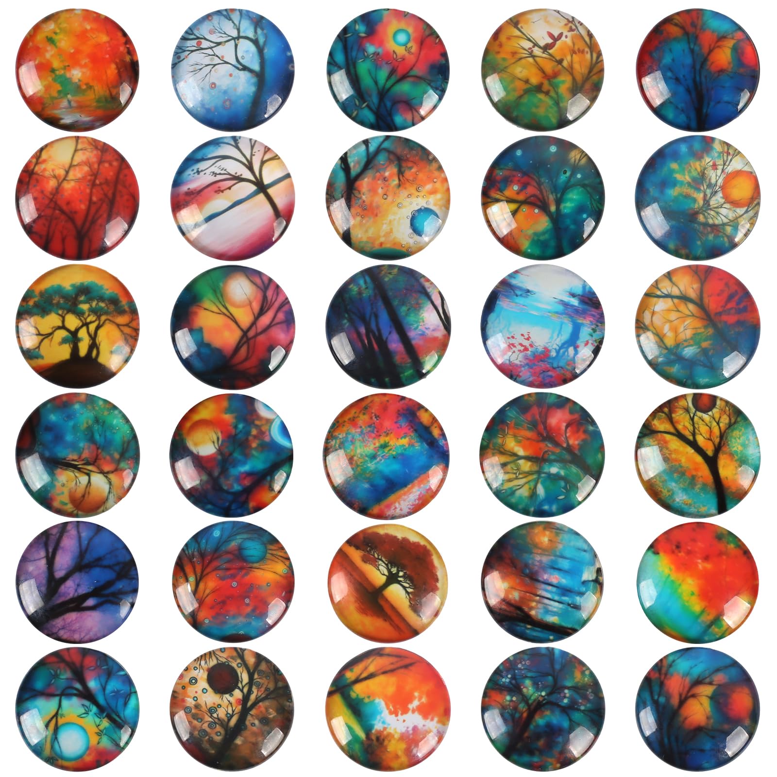 20 Magneti Frigo 3D Stilosi - Albero Della Vita In Cristallo Per Decorare Frigorifero E Lavagne - Foto 2