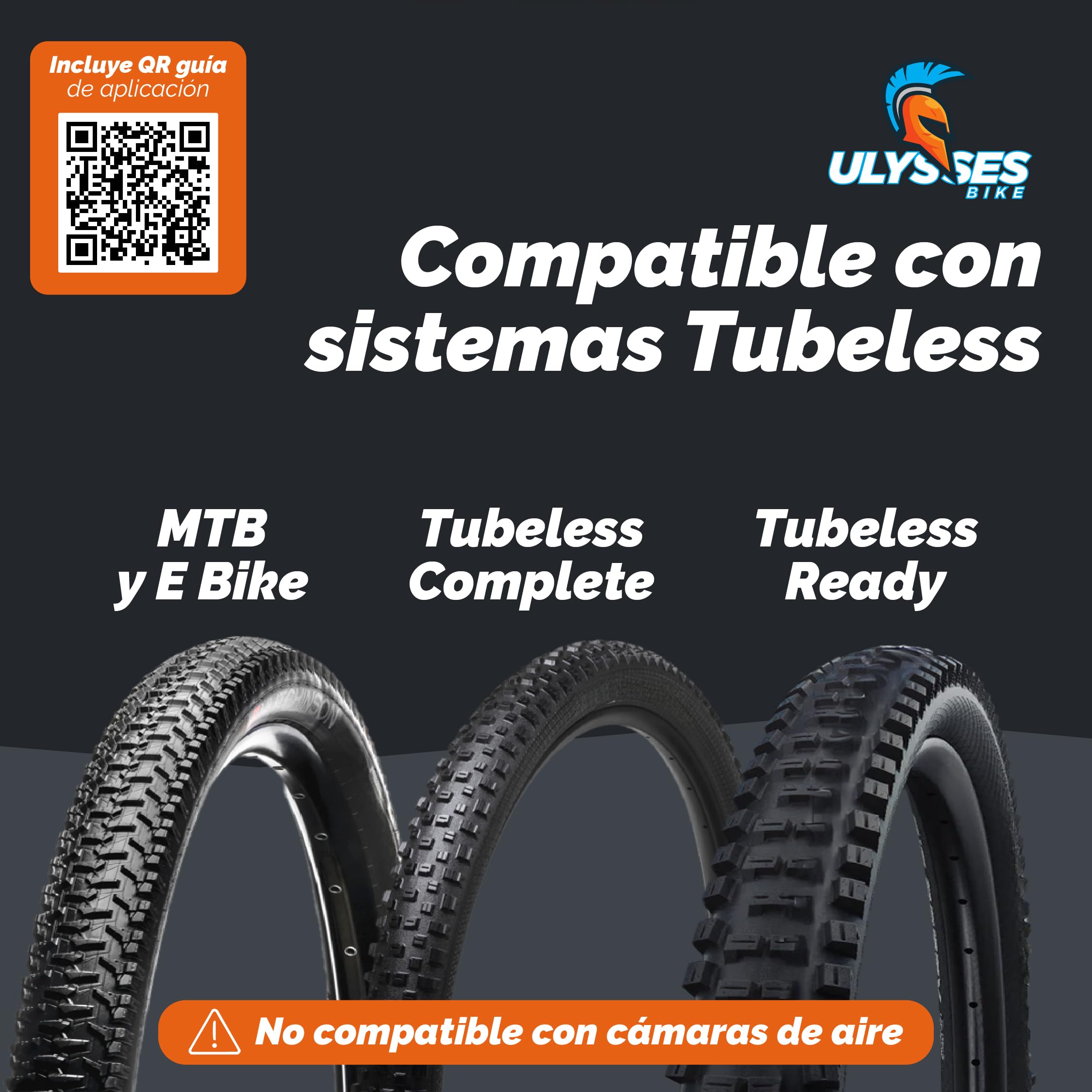 Liquido tubeless MTB y E-Bike 1L | Liquido Antipinchazos Bicicleta sin amoniaco | Sellador Repara Pinchazos Bicicleta | Kit Reparacion Neumaticos | Gel Antipinchazos para Jeringa Tubeless