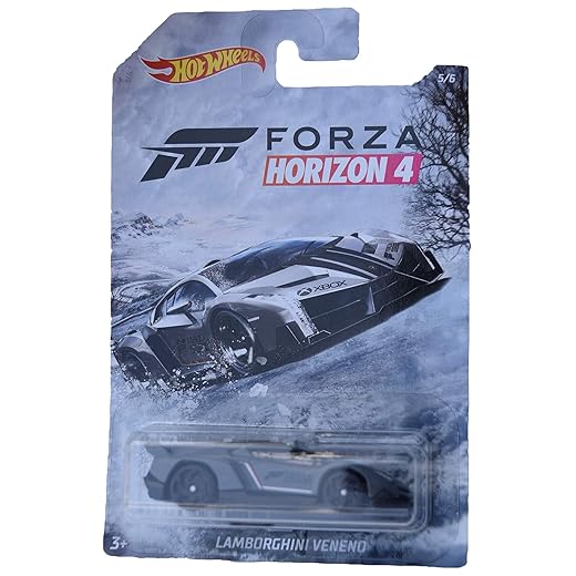 Hot Wheels Forza Horizon 4 Lamborghini Veneno 5/6, Gray