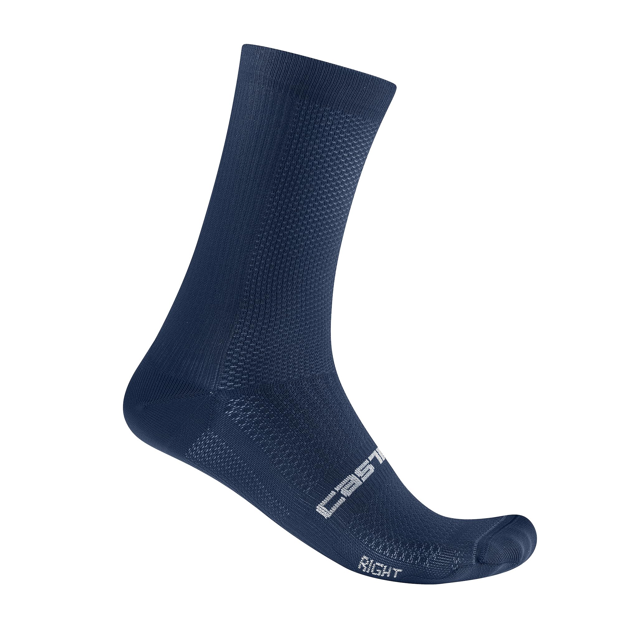 Castelli Espresso 18 Blue Belgian Socks, Size XXL
