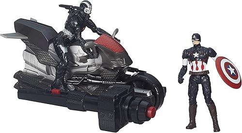Marvel Avengers Age of Ultron Captain America y Marvel's War Machine Figuras de 2.5 pulgadas con ciclo de explosión