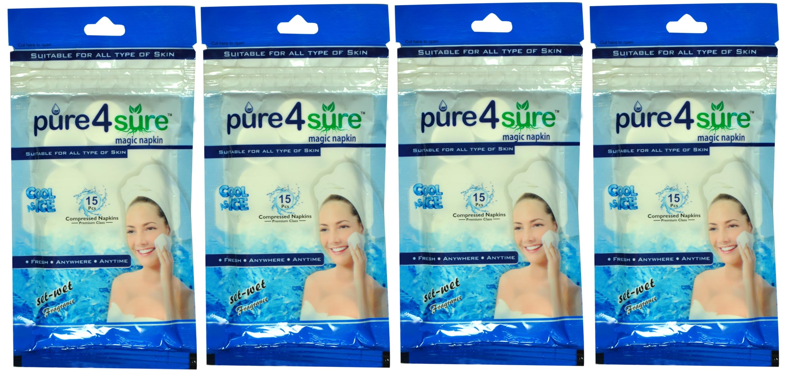 Pure 4 Sure - Magic Tablet Coin Tissue - Set Wet Fragrance (60 coin tissues | 4 Packets of 15 coin tissues each) (B0C1V5XKYY) Amazon Price History, Amazon Price Tracker