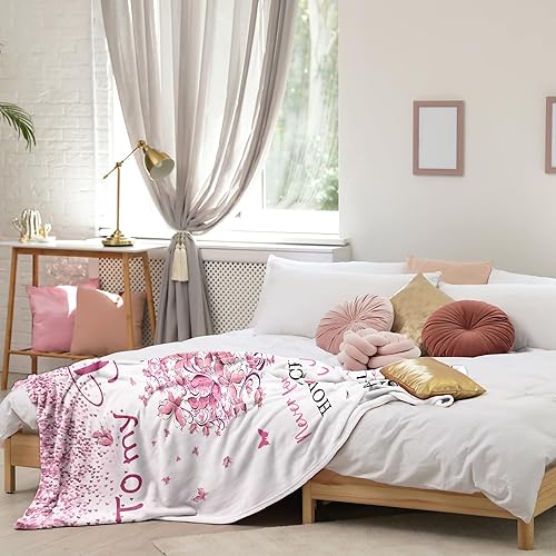 Miniatura 3 de Regalos de cumpleaños para hija, regalos de mamá para hija, regalo de cumpleaños para hijas, manta de 60 x 50 pulgadas, regalo de boda de graduación