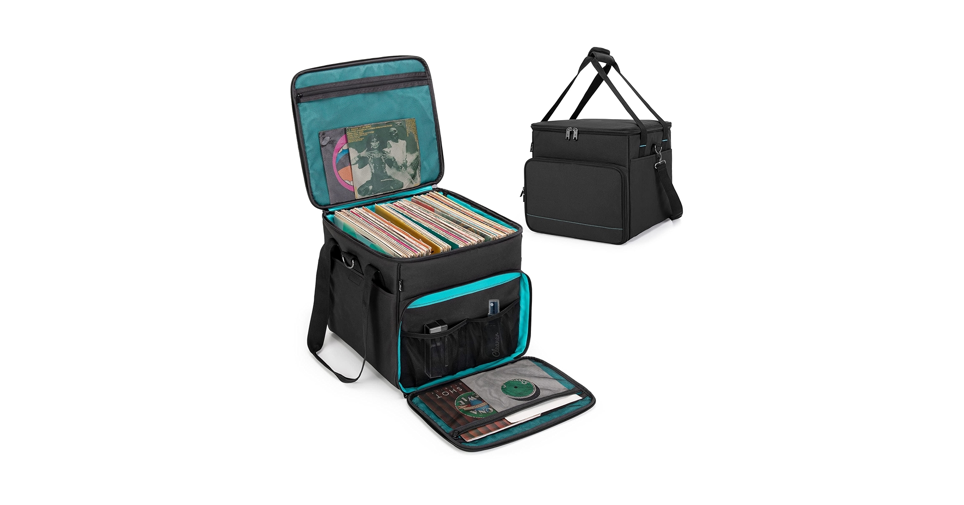 Amazon.co.jp: レコードバッグ 最大60枚 レコードケース lp用