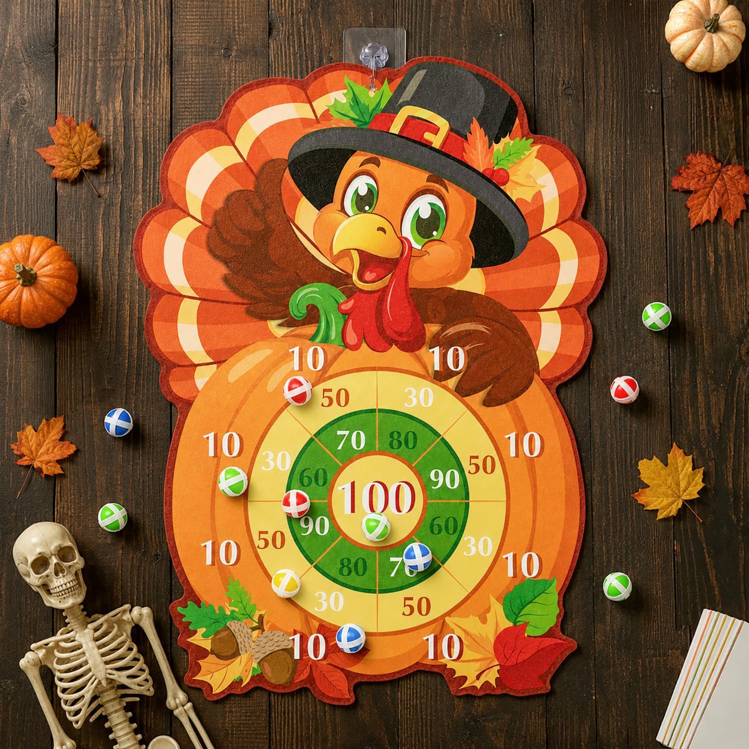 STEFORD Thanksgiving Dart Board Games for Kids image 5
