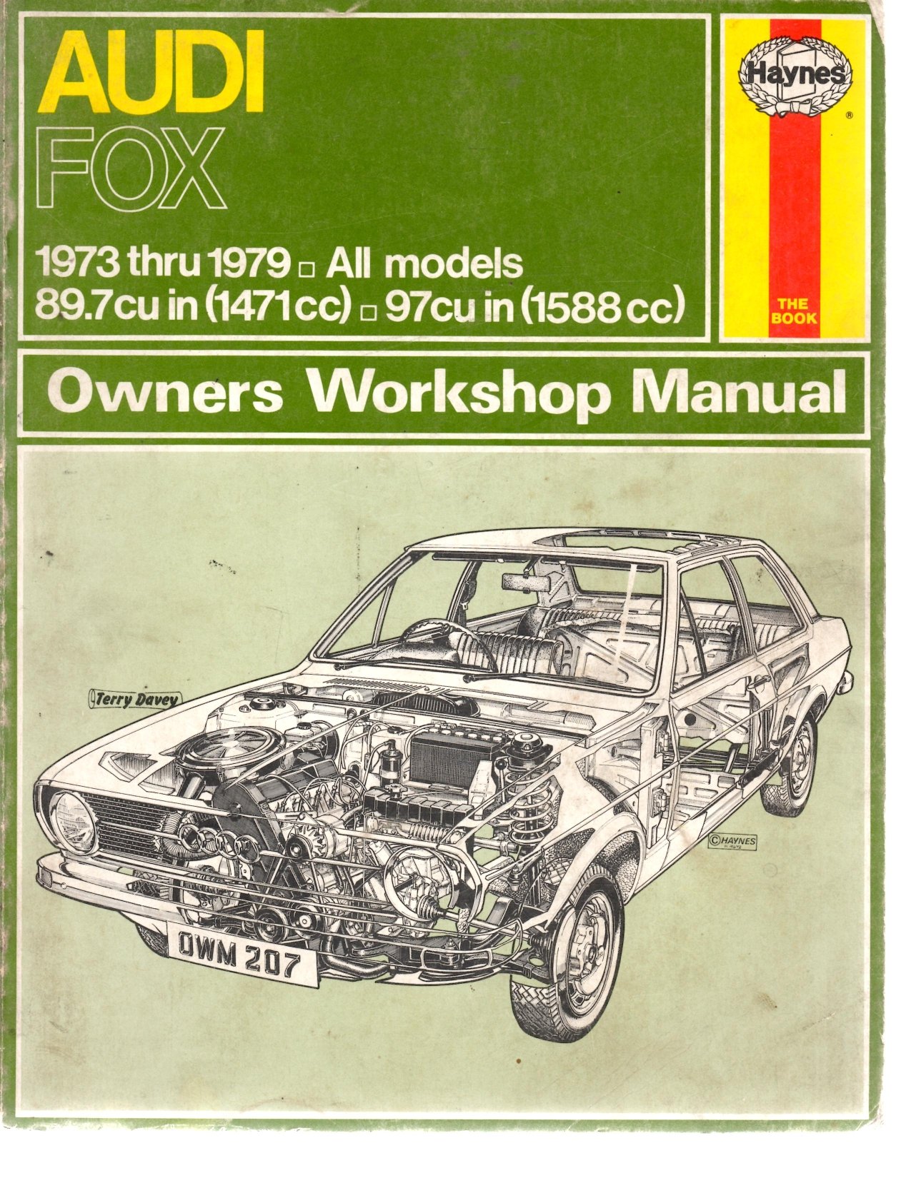 Haynes Owner’s Workshop Manual Audi Fox 1973-1979 