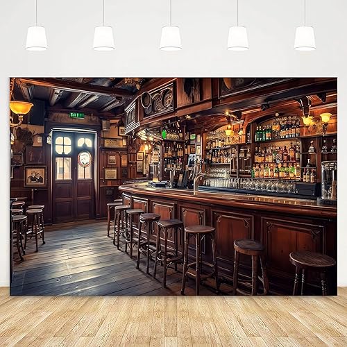 Miniatura 14 de Telón de fondo de bar de salón occidental, vintage, vaquero occidental, retro, comedor, cafetería, fondo fotográfico, tema del salvaje oeste, Con