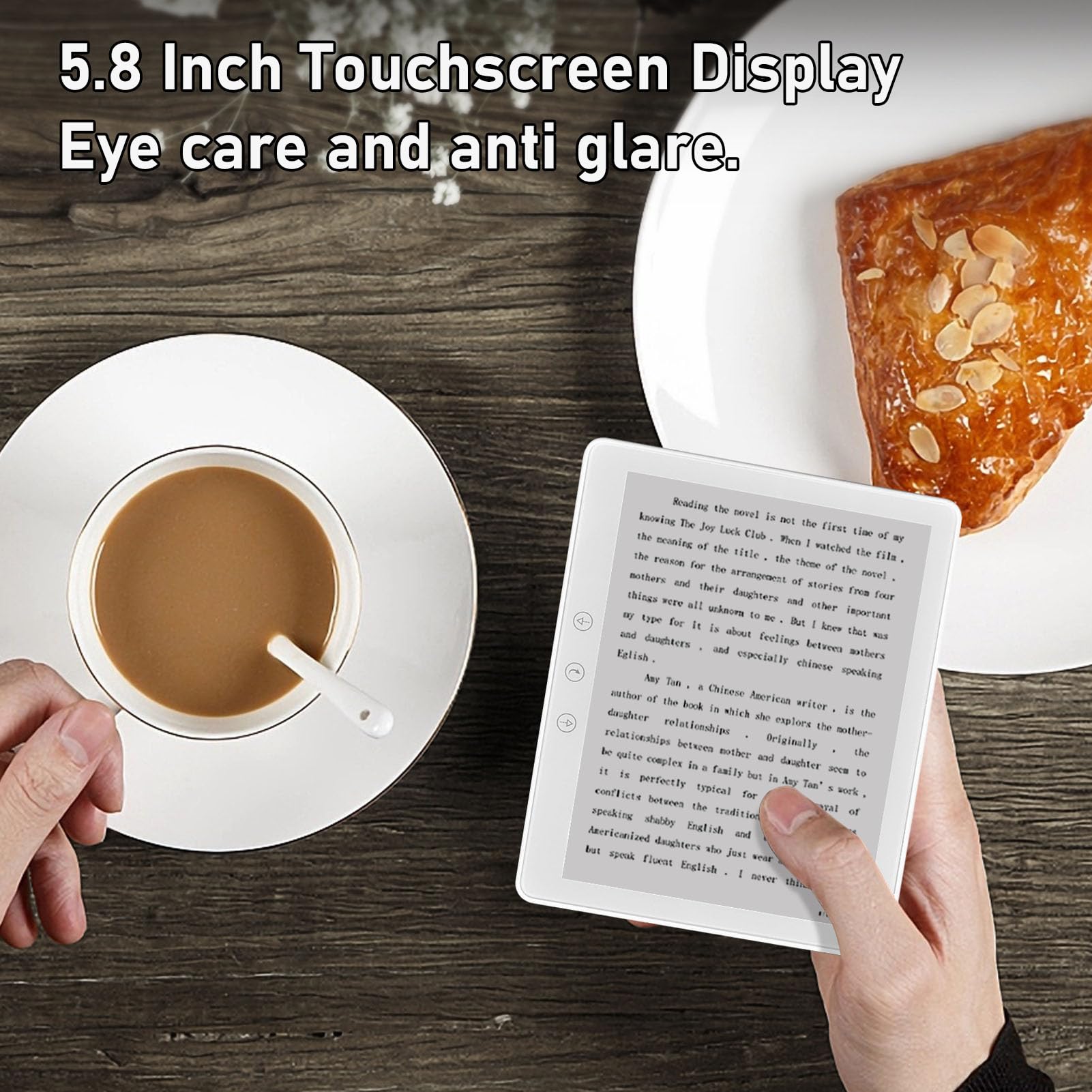 EReader da 5,8 Pollici PocketBook, Touchscreen da 300 PPI di Archiviazione da 32 GB con WiFi Tipo C, per la Lettura E lo Studio della Scrittura