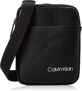 Ck Direct Mini Flat Crossover - Borse a spalla Uomo, Nero (Black), 0.1x0.1x0.1 cm (W x H L)
