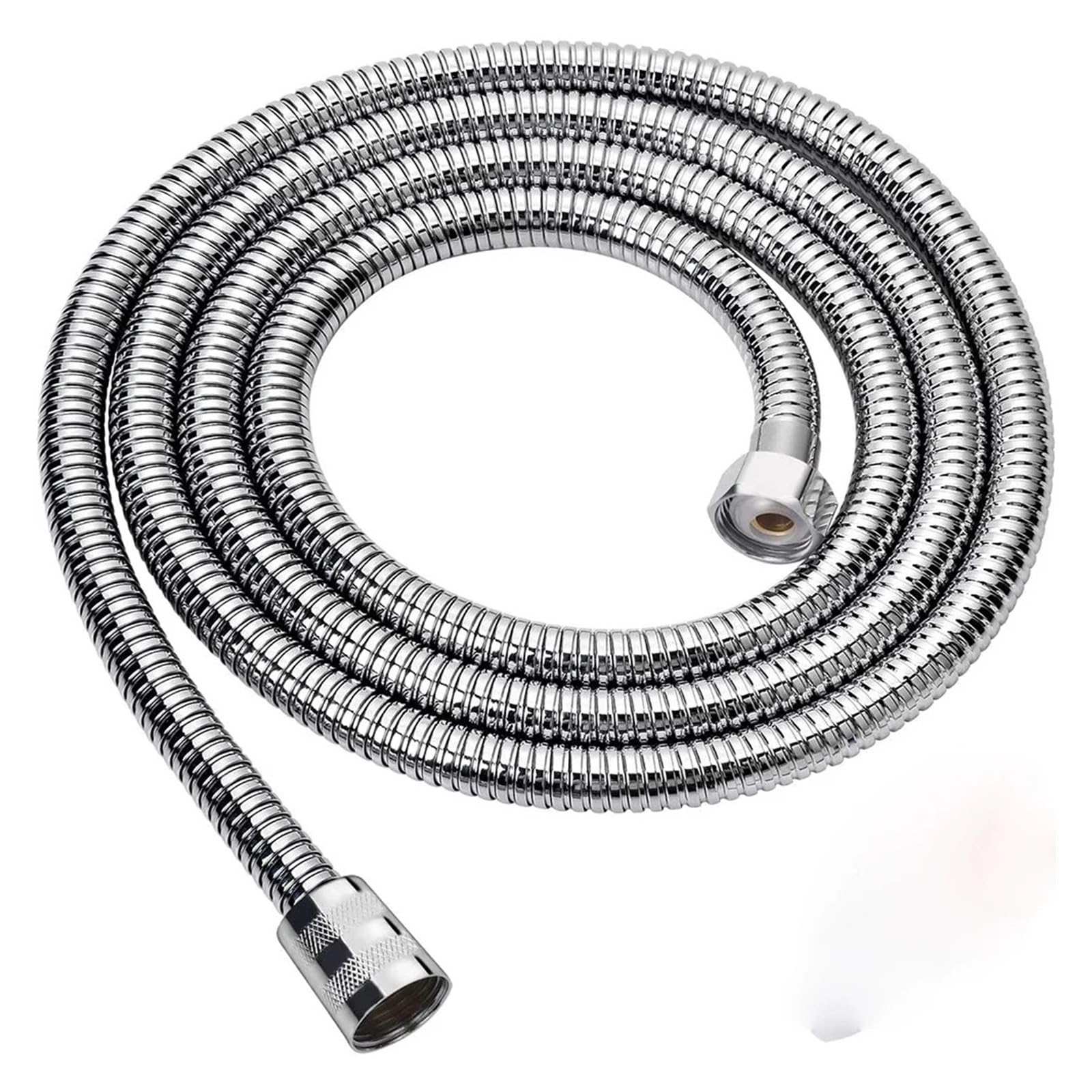 1.5M Flexible Shower Hose Long Bathroom(Silver)