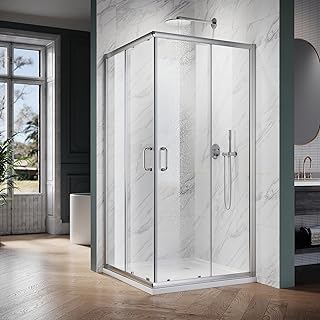 ELEGANT Corner Shower Enclosure for Bathroom 36 in.D x 36 in. W x 72 in. H