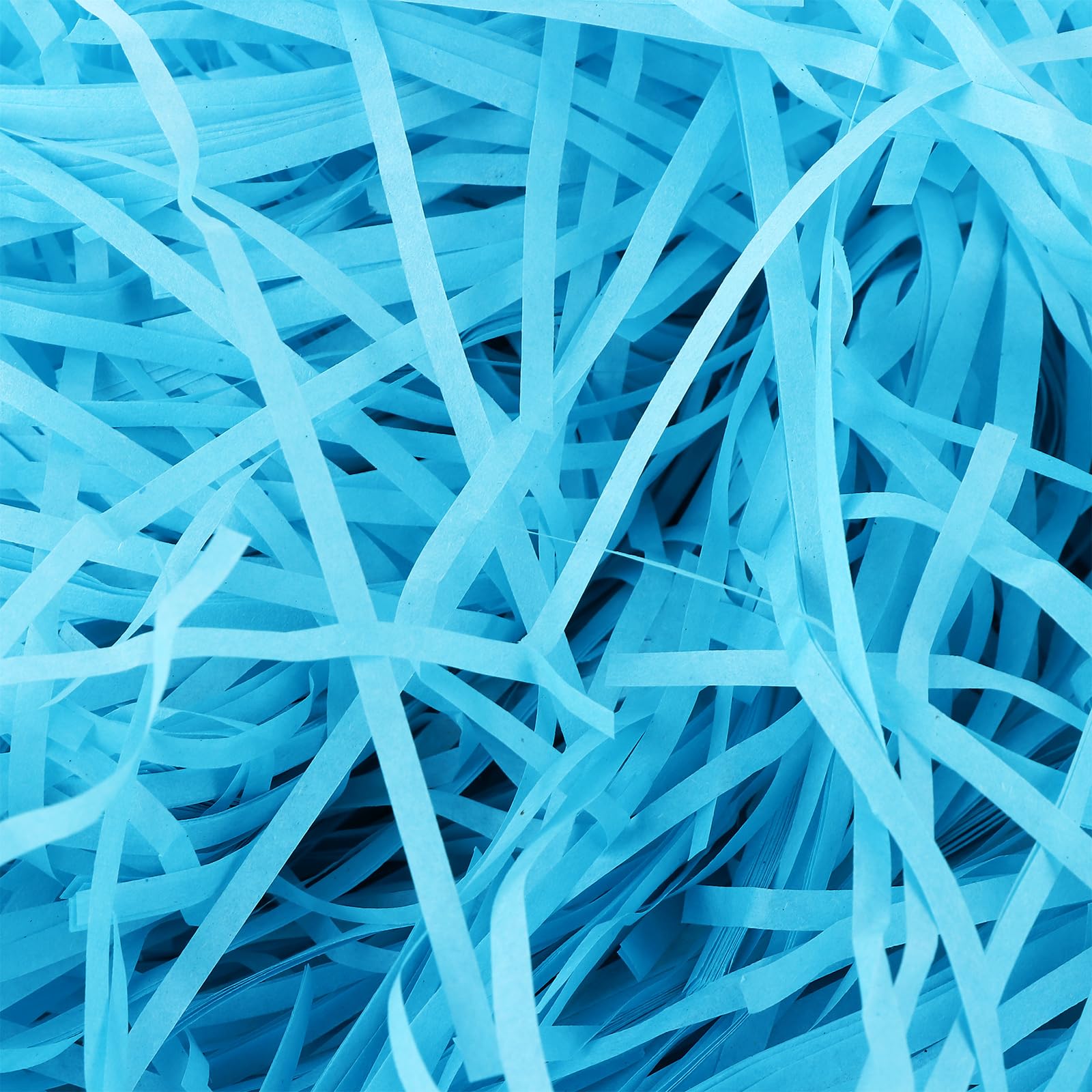 Ghligna 1500g Shredded Tissue Paper for Gift Boxes and Hampers - Blue Packaging Filler for Wedding, Birthday and Christmas Decorations - 1.5kg Bulk Set for Luxury Gift Wrapping