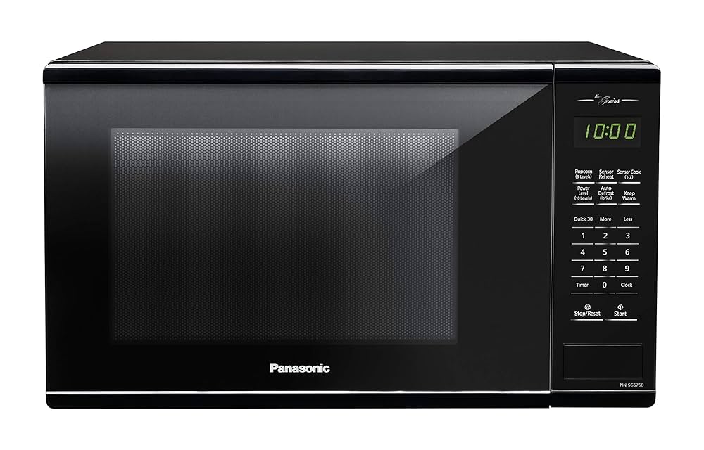 Panasonic Mid-Size 1.3 cft. 1100W Genius Microwave Oven