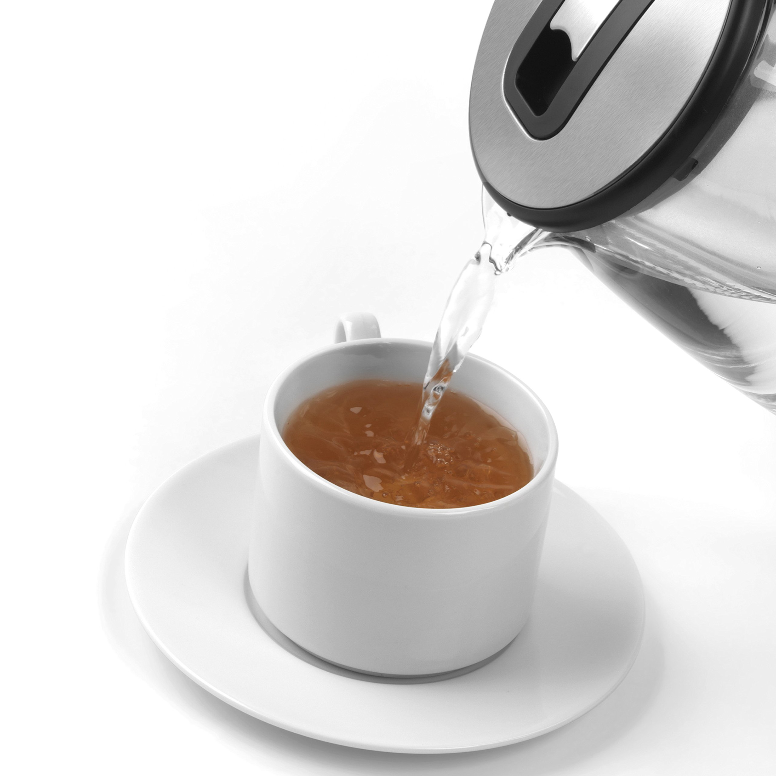 Salter EK2841SS Colour Changing 1.7L Glass Kettle With Dual LED