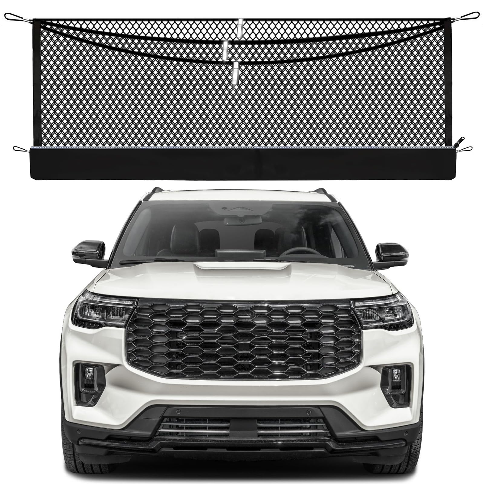 3-Layer Cargo Net for Ford Explorer 2020-2026, Zoned Storage