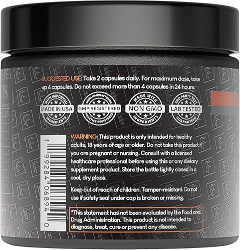 Miniatura 3 de Formulation Factory BOSS Mode 10 en 1 suplemento nootrópico de mejora cognitiva, enfoque y refuerzo de memoria, con melena de león, bacopa monnieri,