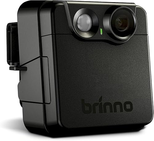 Brinno MAC200DN Cámara de seguridad al aire libre inalámbrica activada por movimiento portátil (negro)