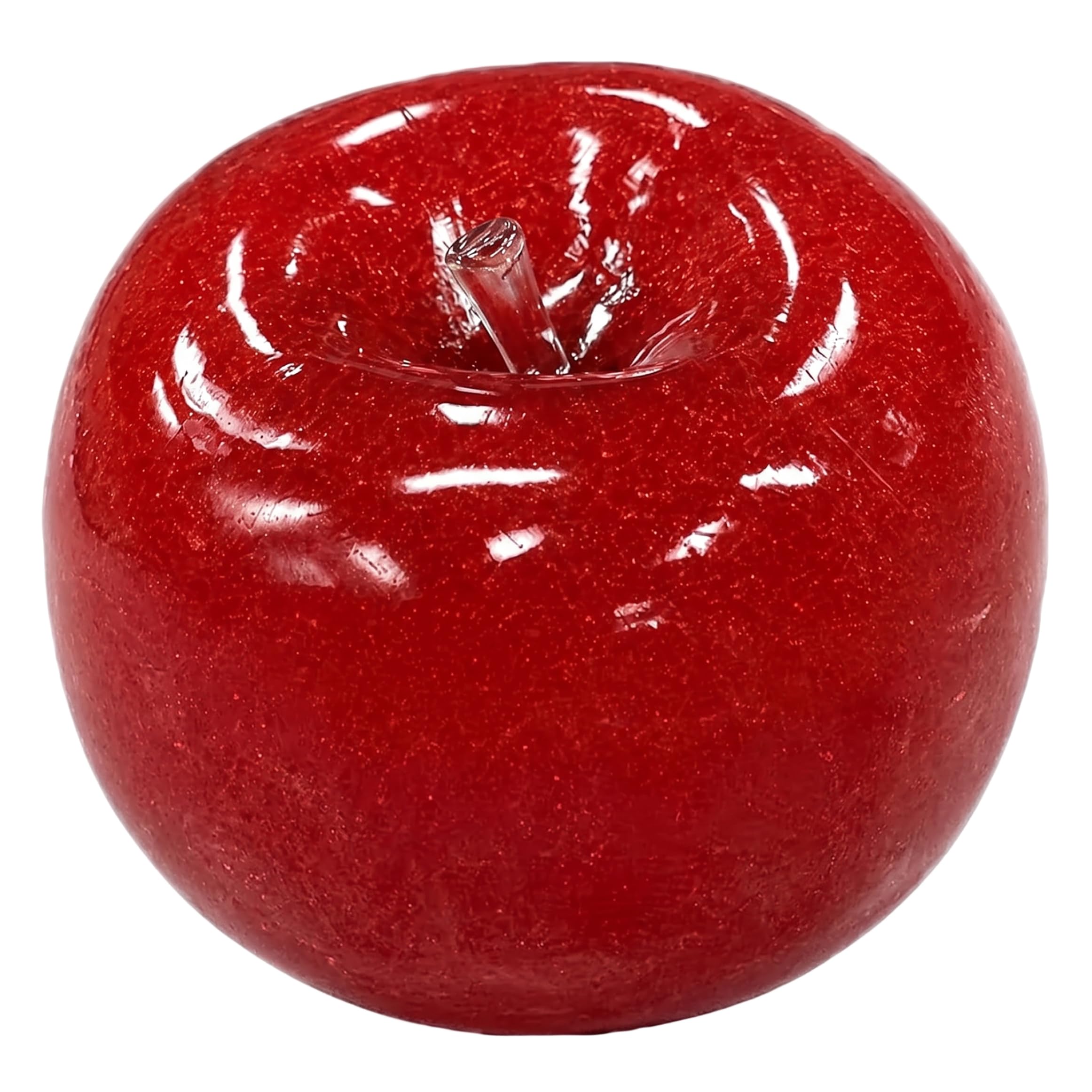 Monetais 1-Pack Crunchy Slushy Texture Stress Ball for Anxiety Relief (Red)