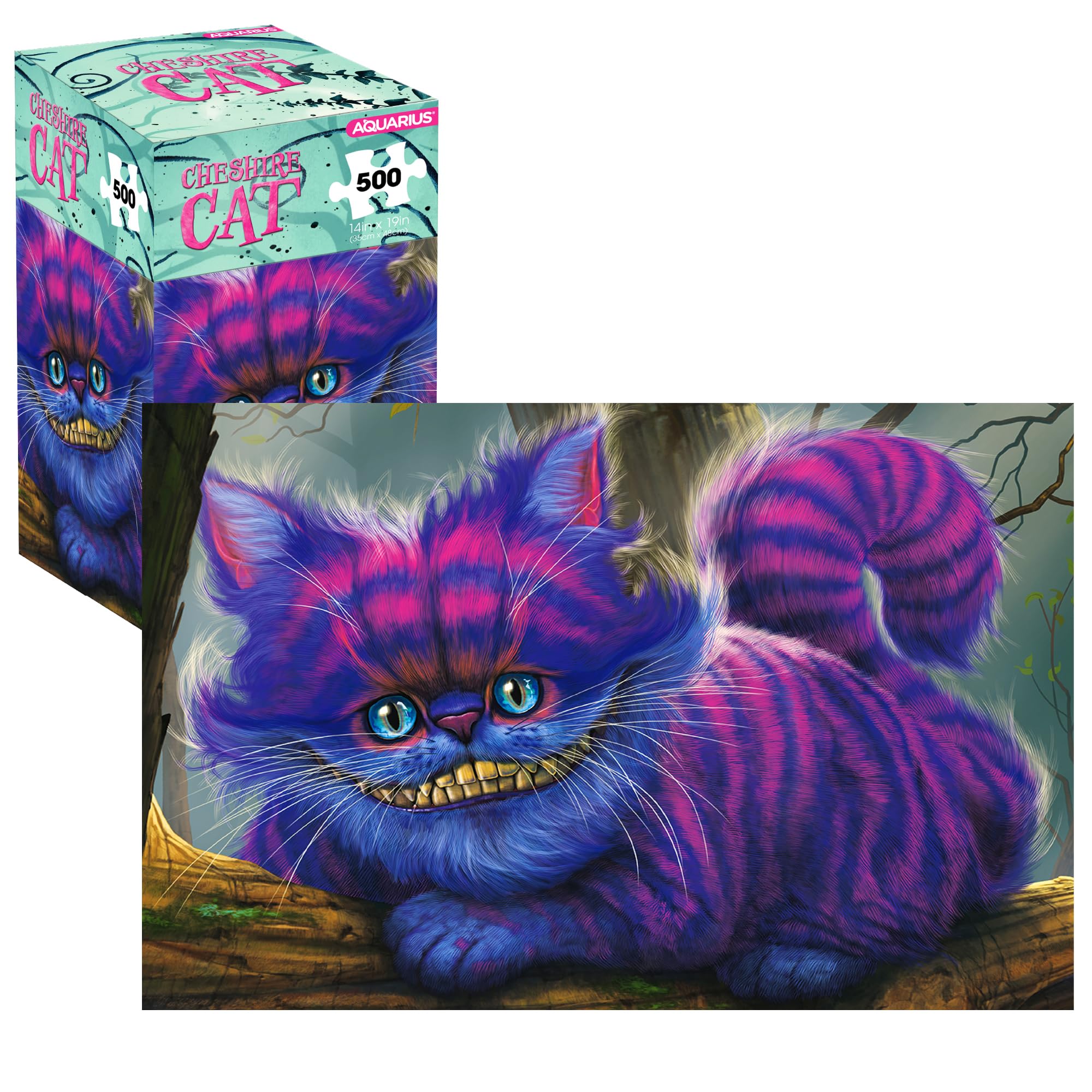 Amazon.com: AQUARIUS Cheshire Cat 500 Piece Jigsaw Puzzle – Alice