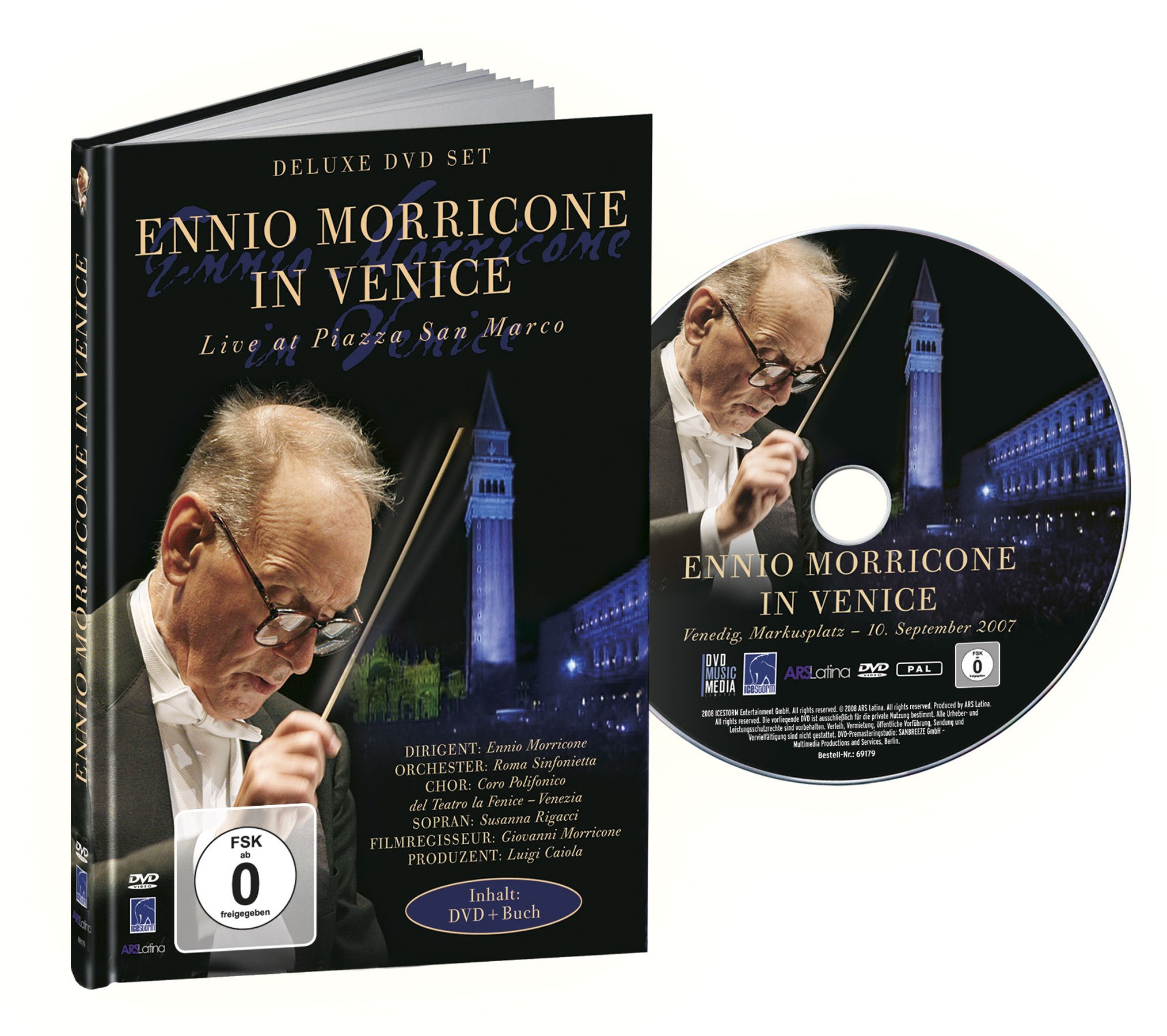 Ennio Morricone - In Venice (Live auf dem Markusplatz) Deluxe DVD Set [Deluxe Edition] [Deluxe Edition]