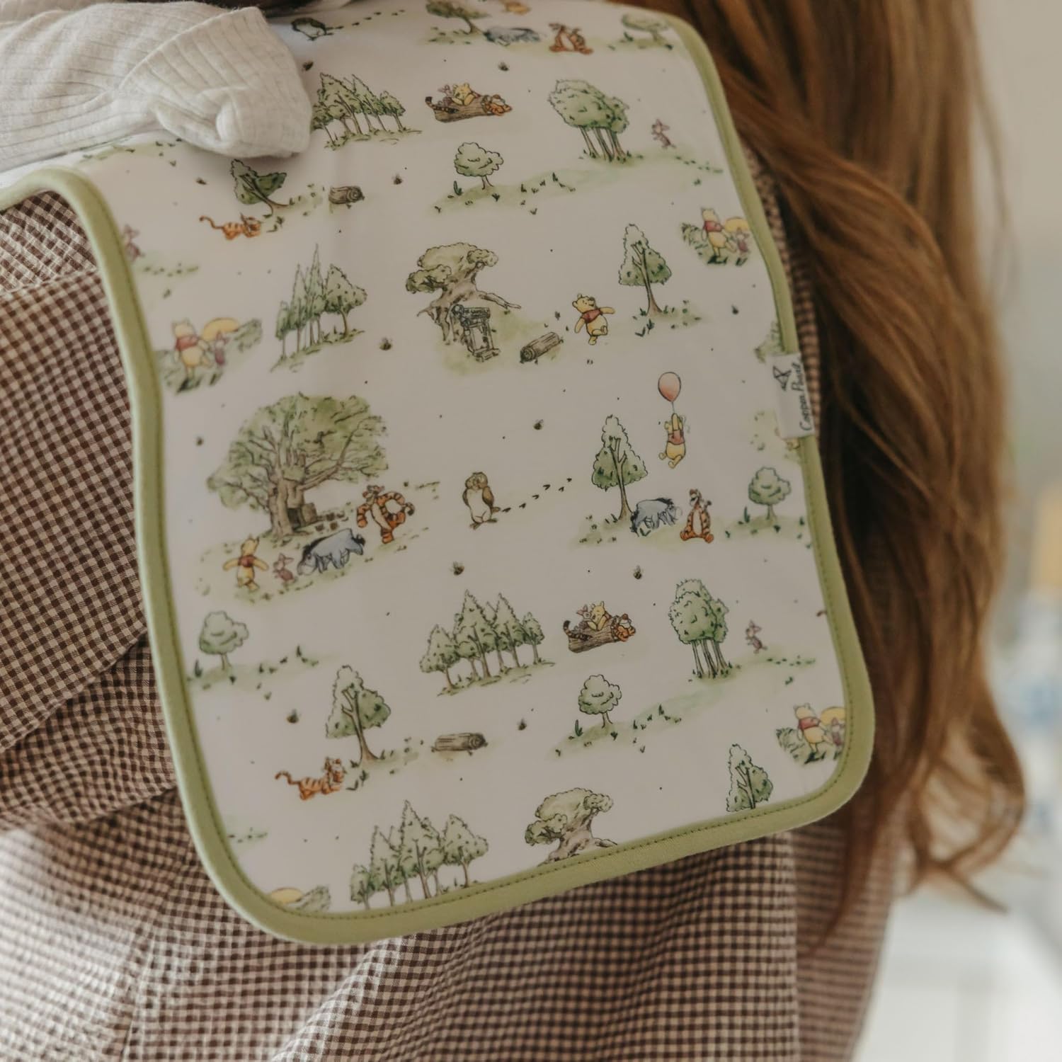 Copper Pearl Baby Burp Cloth Large 21''x10'' Size Premium Absorbent Triple Layer 3-Pack Gift Set Hundred Acre Wood