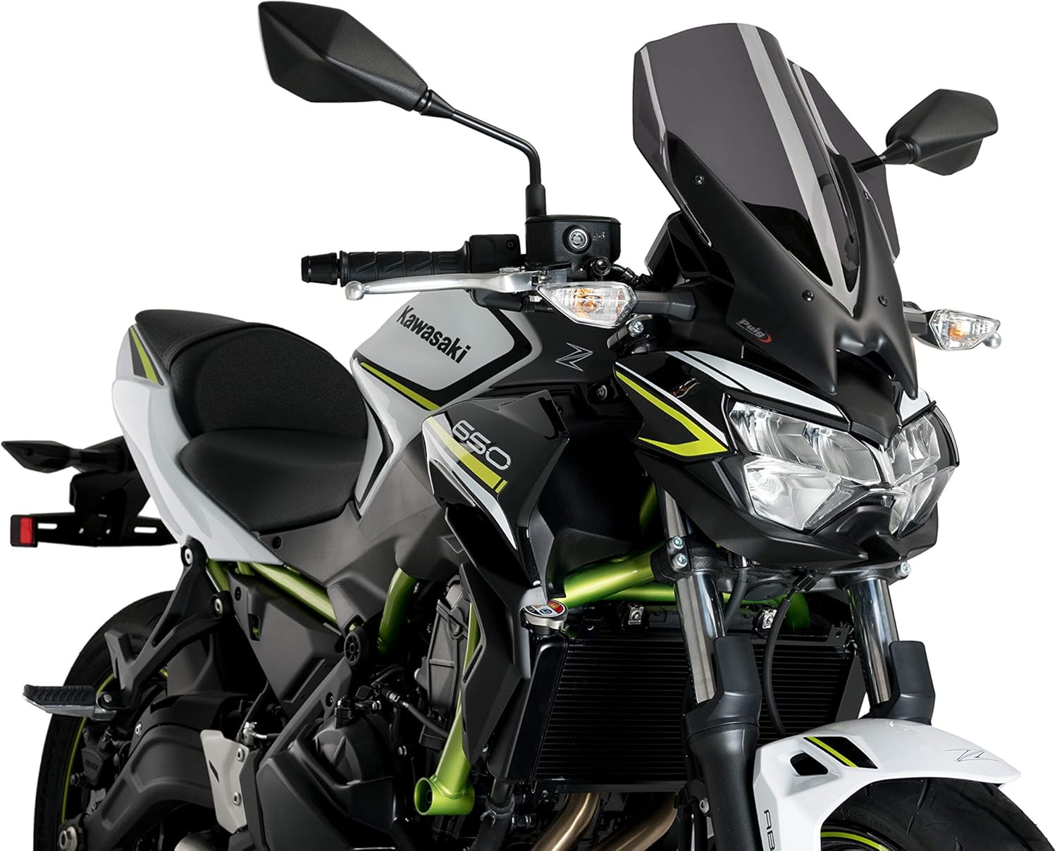 Puig Windshield Naked New Generation Touring Kawasaki Z650 20' C/Dark Smoke