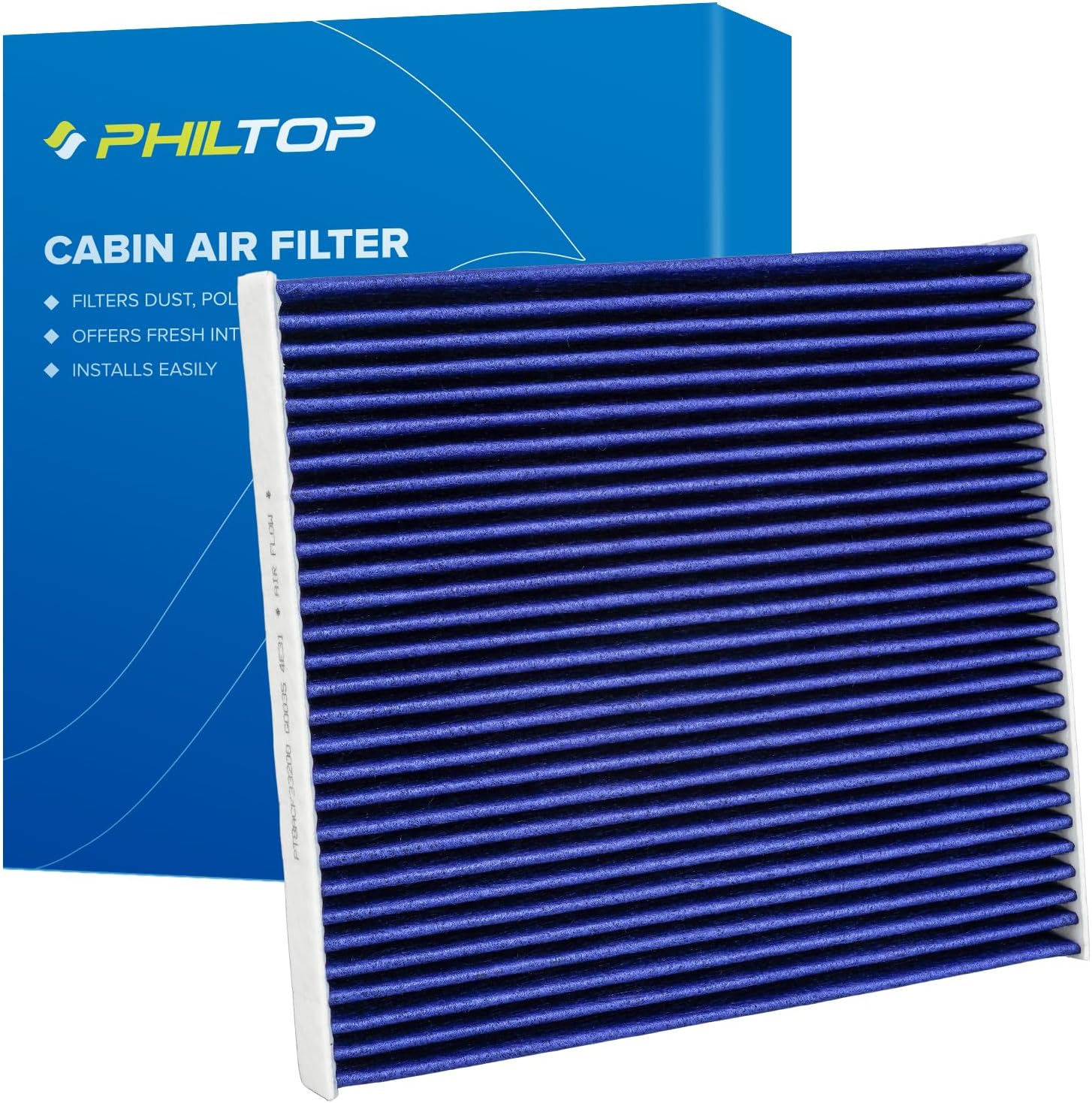 PHILTOP HEPA Premium Cabin Air Filter with Dual Activated Carbon