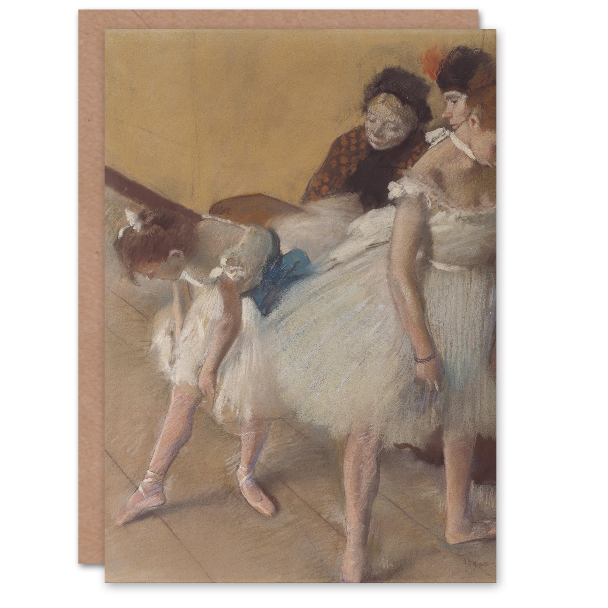 Artery8 Edgar Degas Art Card Ballerina Dance Examination