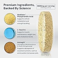 Vista 4 de HPN PA (7) Constructor muscular de ácido fosfatídico Top Natural Muscle Builder - Boost mTOR Construye masa y fuerza a partir de tu entrenamiento