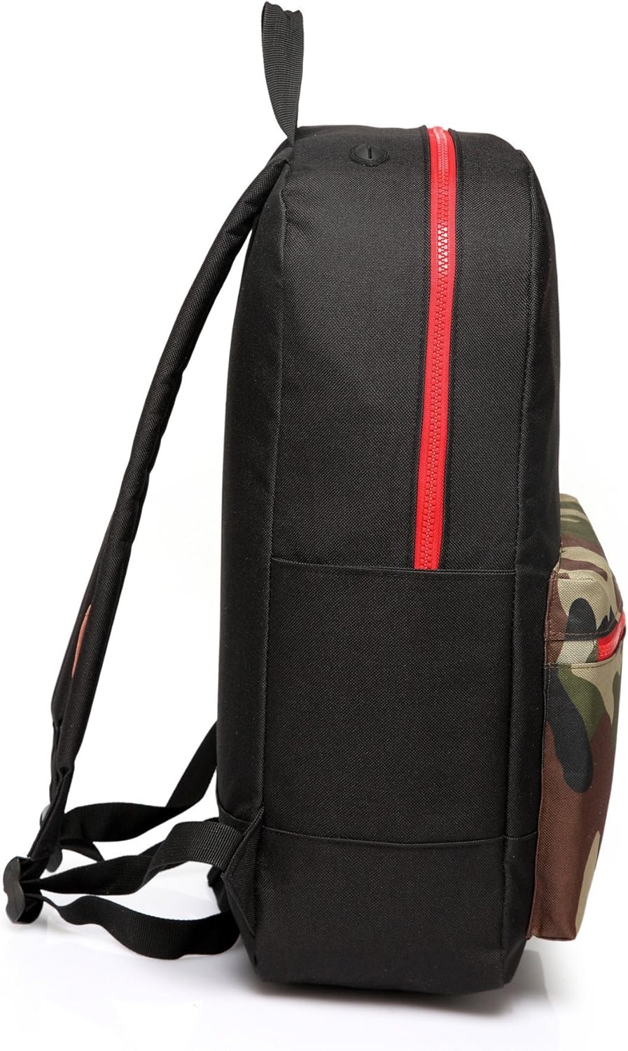 VASCHY School Backpack, Unisex Slim Lightweight Water-resistant Backpack for Men Women College Schoolbag Travel Bookbag