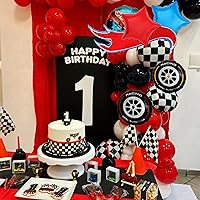 Vista 2 de 6 globos temáticos de autos calientes/decoración de fiesta de cumpleaños para baby shower