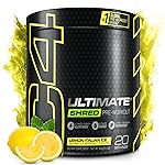 Cellucor C4 Ultimate Shred Pre Workout Powder, Fat Burner for Men & Women, Metabolism Supplement with Ginger Root Extract, Lemon Italian Ice, 20 Servings (Pack of 1)