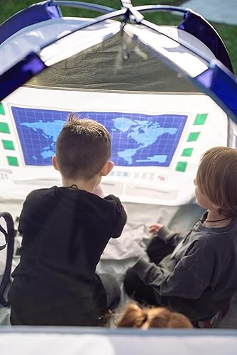 Miniatura 7 de Pacific Play Tents 20419 Command Center - Tienda de campaña + túnel combo de 58 x 58 x 46 pulgadas