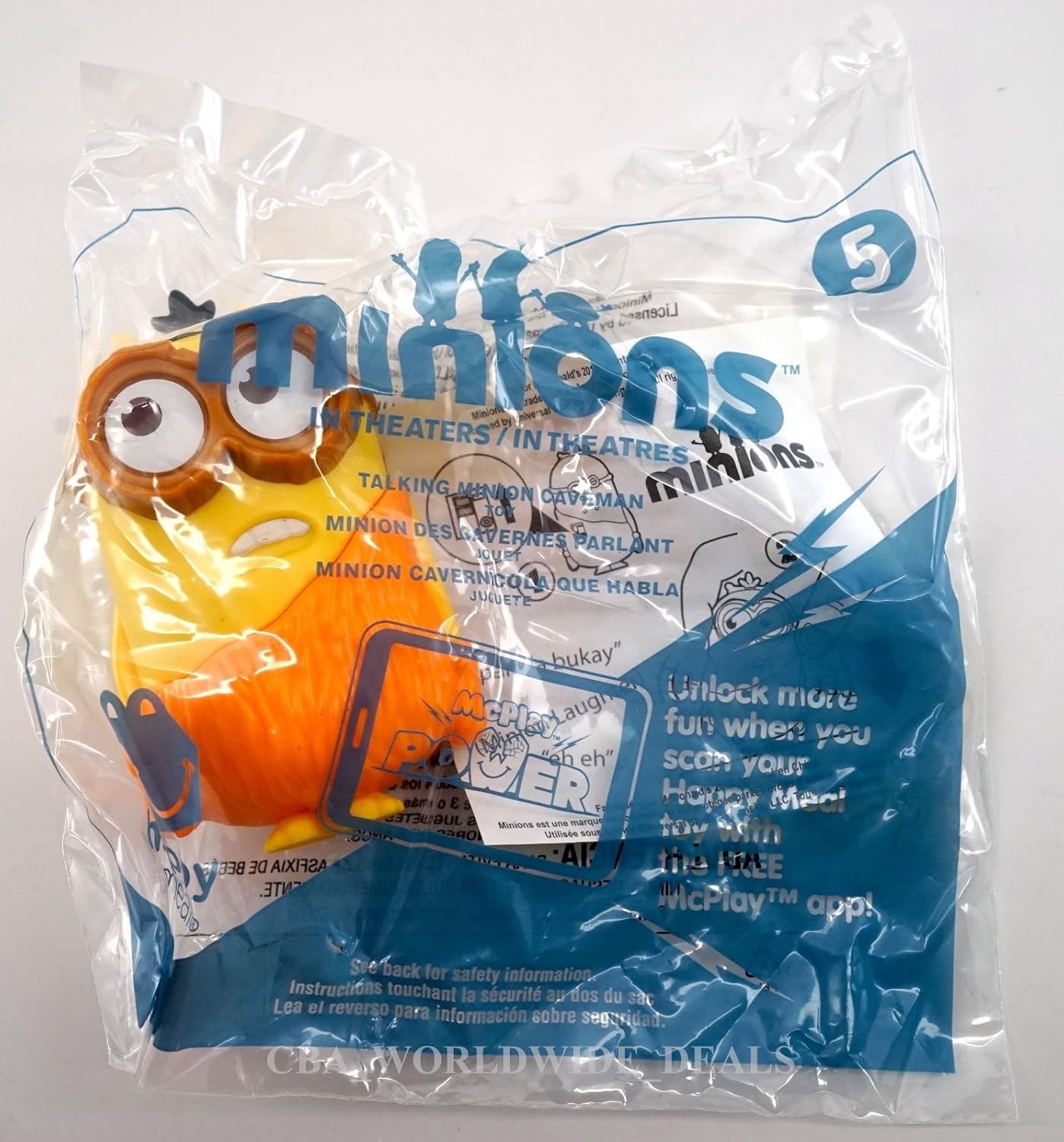 2015 McDonald's Happy Meal Minions Toy #5 Talking Egypt Ubuy