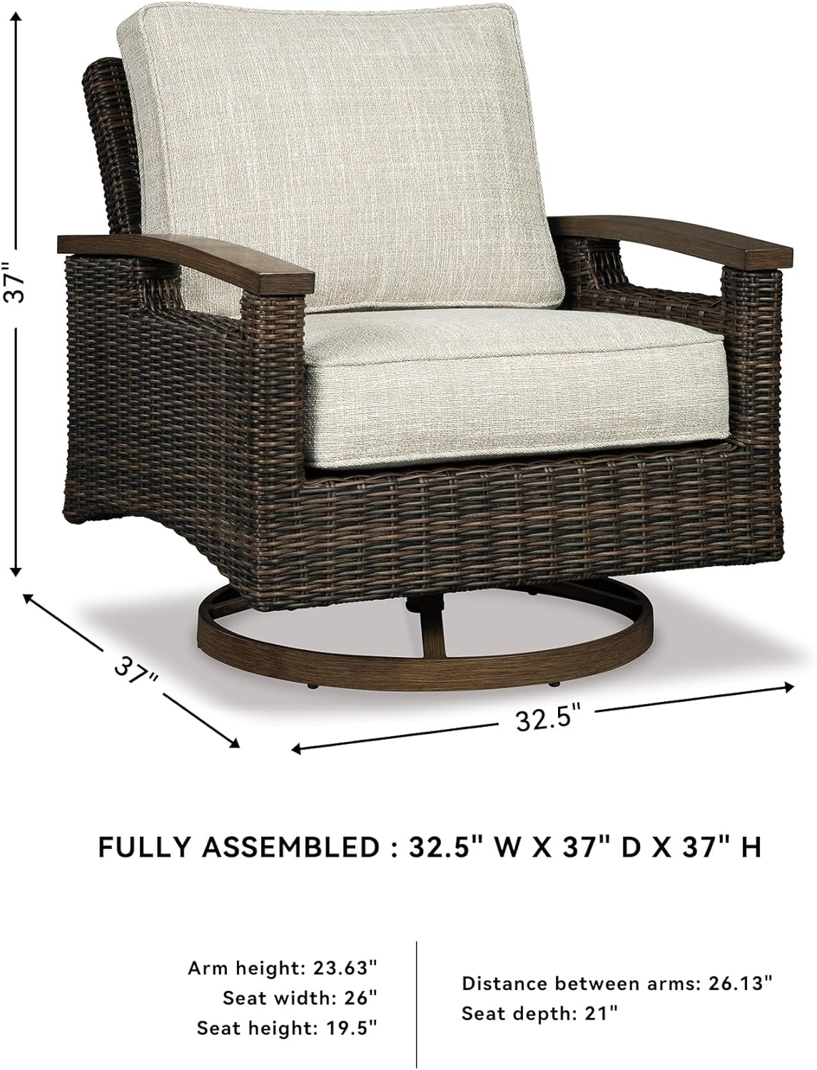 Elevate Your Outdoor Oasis: Review of the Signature Design Paradise Trail Swivel Lounge Chair Set