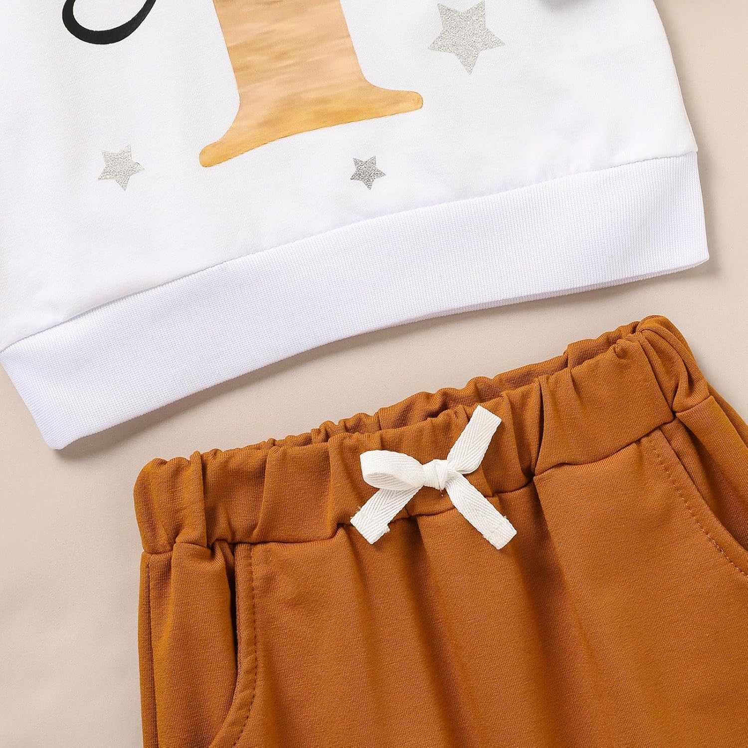 1st Birthday Clothes Outfit Boy Baby One Year Old Birthday Outfit Long Sleeve Shirt Pants Fall Winter Outfit Clothes - Image 5