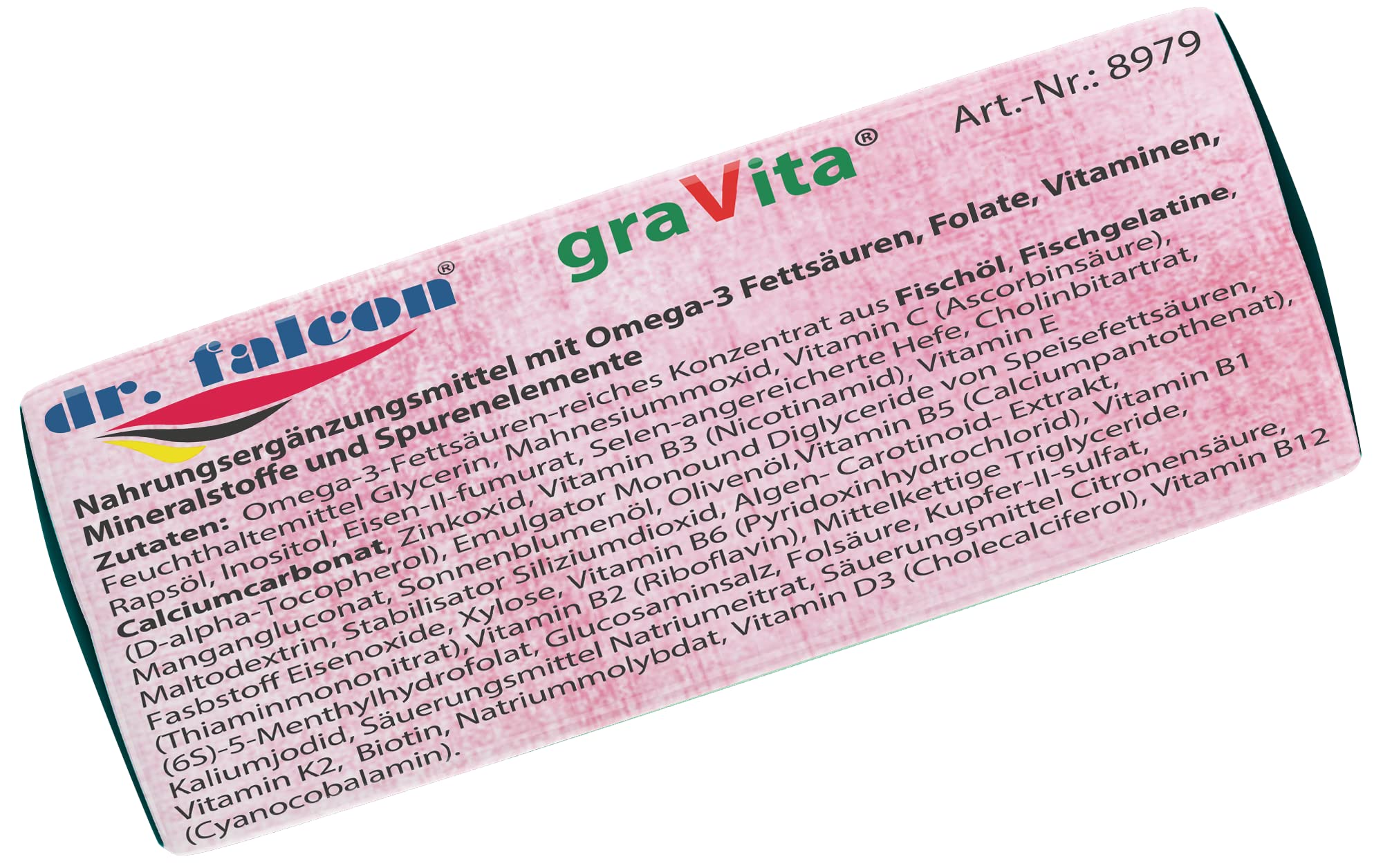 graVita – 25 Nährstoffe für Kinderwunsch, Schwangerschaft und Stillzeit - 30 Kapseln | enthält Folsäure, Quatrefolic, Omega-3, DHA, Vitamin D3 + K2, Jod, Eisen, Selen