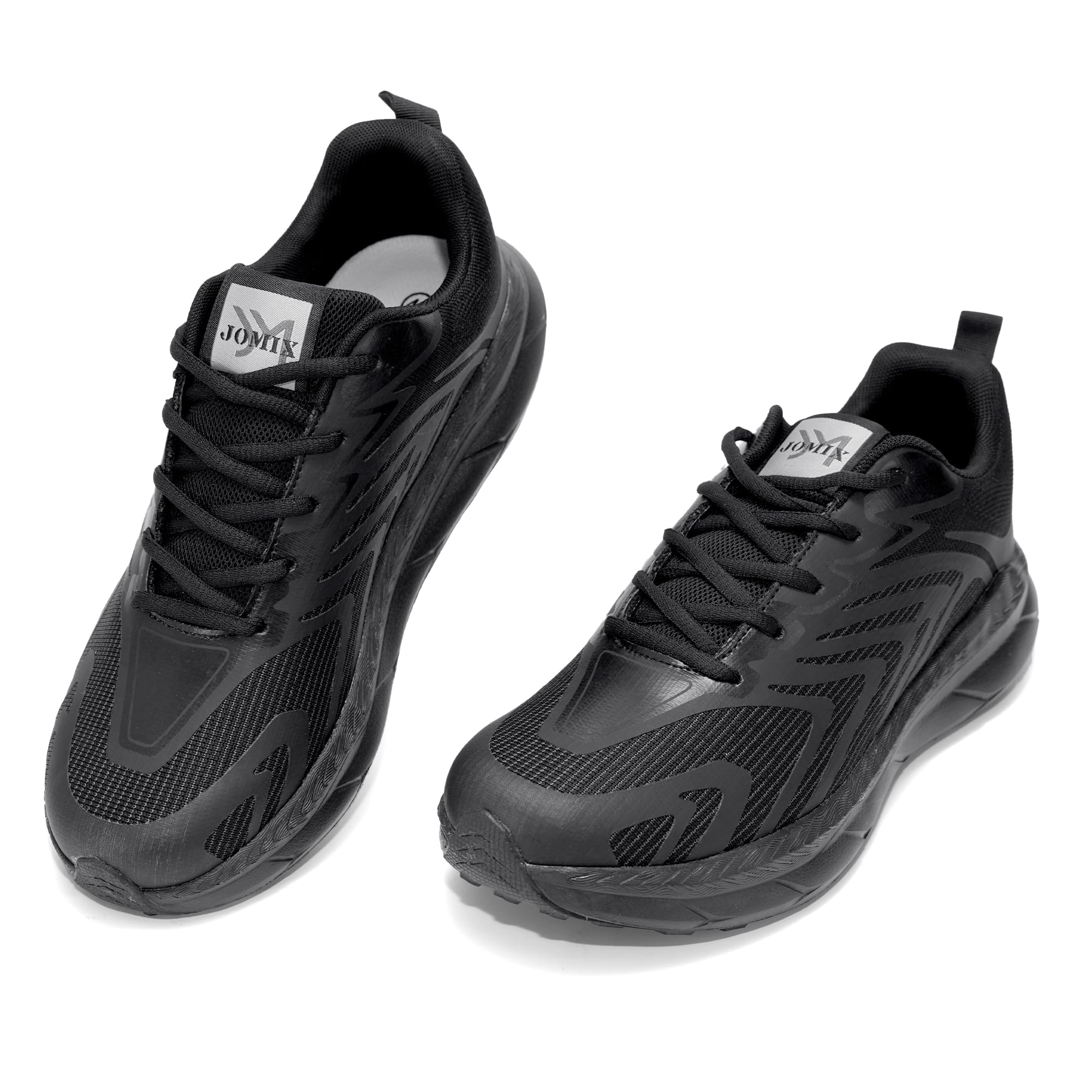JOMIX Scarpe Uomo con Lacci Sneakers Respirabili Suola Antiscivolo Scarpe da Corsa con Tomaia a Onde Leggere per Palestra Camminata MOS260001