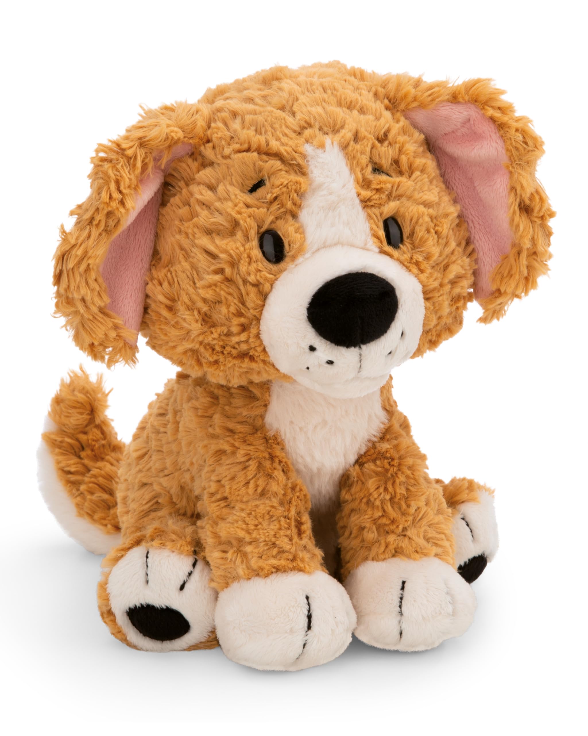 NICI cuddly toy Dog 20 cm, Brown, Soft Plush Toy, Cute Stuffed Toy for Cuddling & Playing With, Great Gift Idea for Children and Adults - 62136