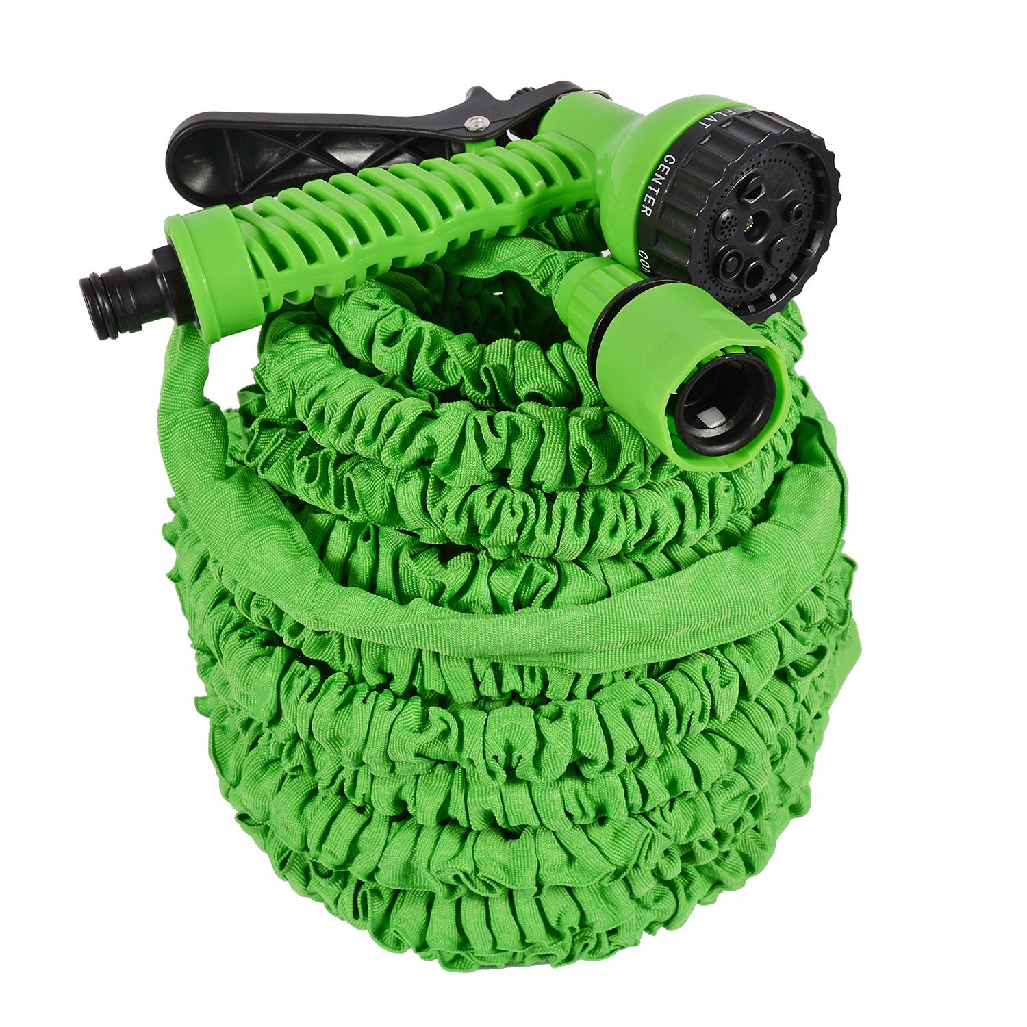 Yunjiadodo100FT Garden Hose - Expanding Garden Water Hose Pipe Expandable Flexible Magic Lightweight Hosepipe & Spray Gun, Green