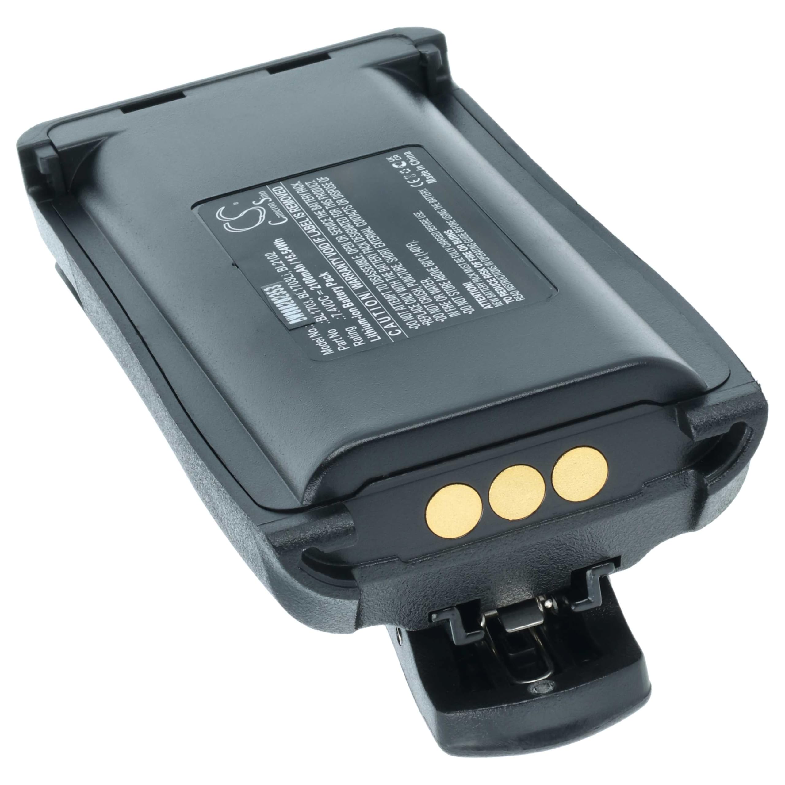 vhbw Akumulator zastępczy do Hyt BH1801, BL1703, BL1703Li, BL2102, BL-2102Li, Relm BL1703 do radiotelefonu, Walkie Talkie (2100 mAh, 7,4 V, litowo-jonowy)