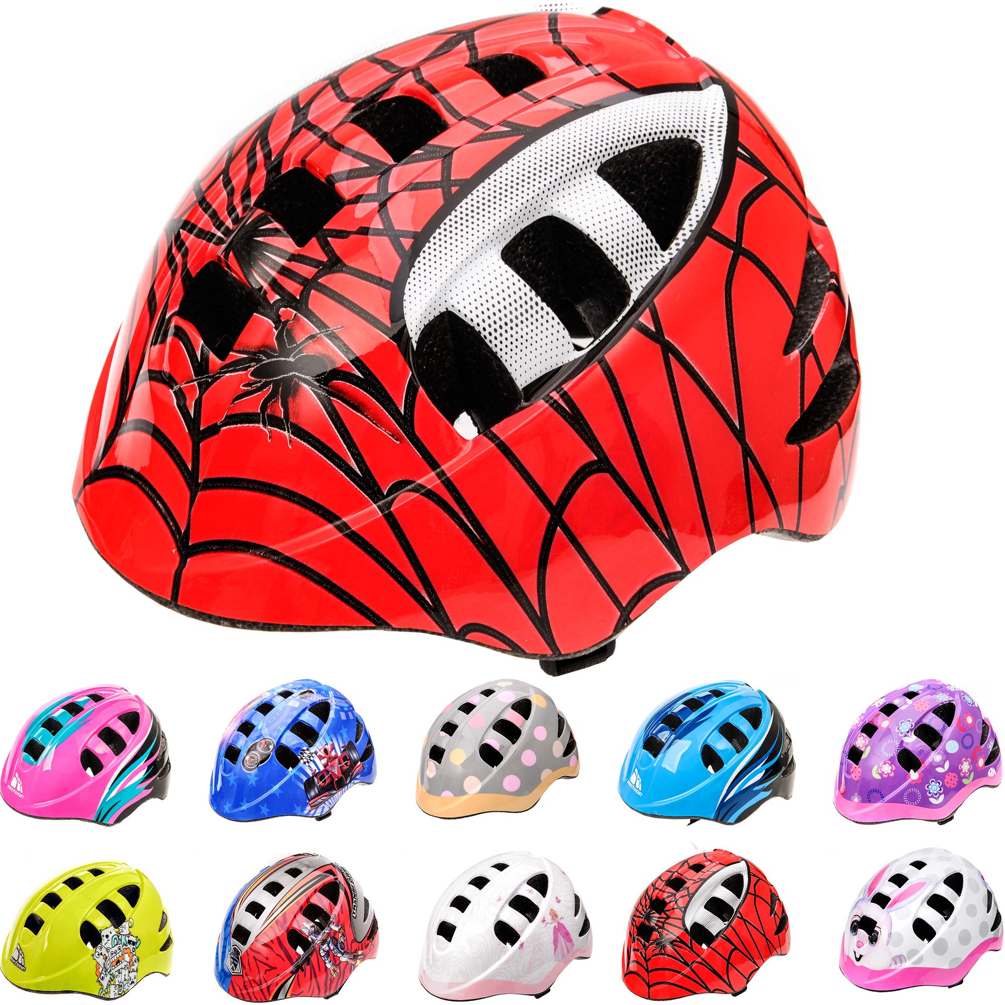 meteor Casco Bici Ideale per Bambini - Caschi Perfetto per Downhill Enduro Ciclismo MTB Scooter - Helmet per Tutte Le Forme di Attività in Bicicletta Helmo