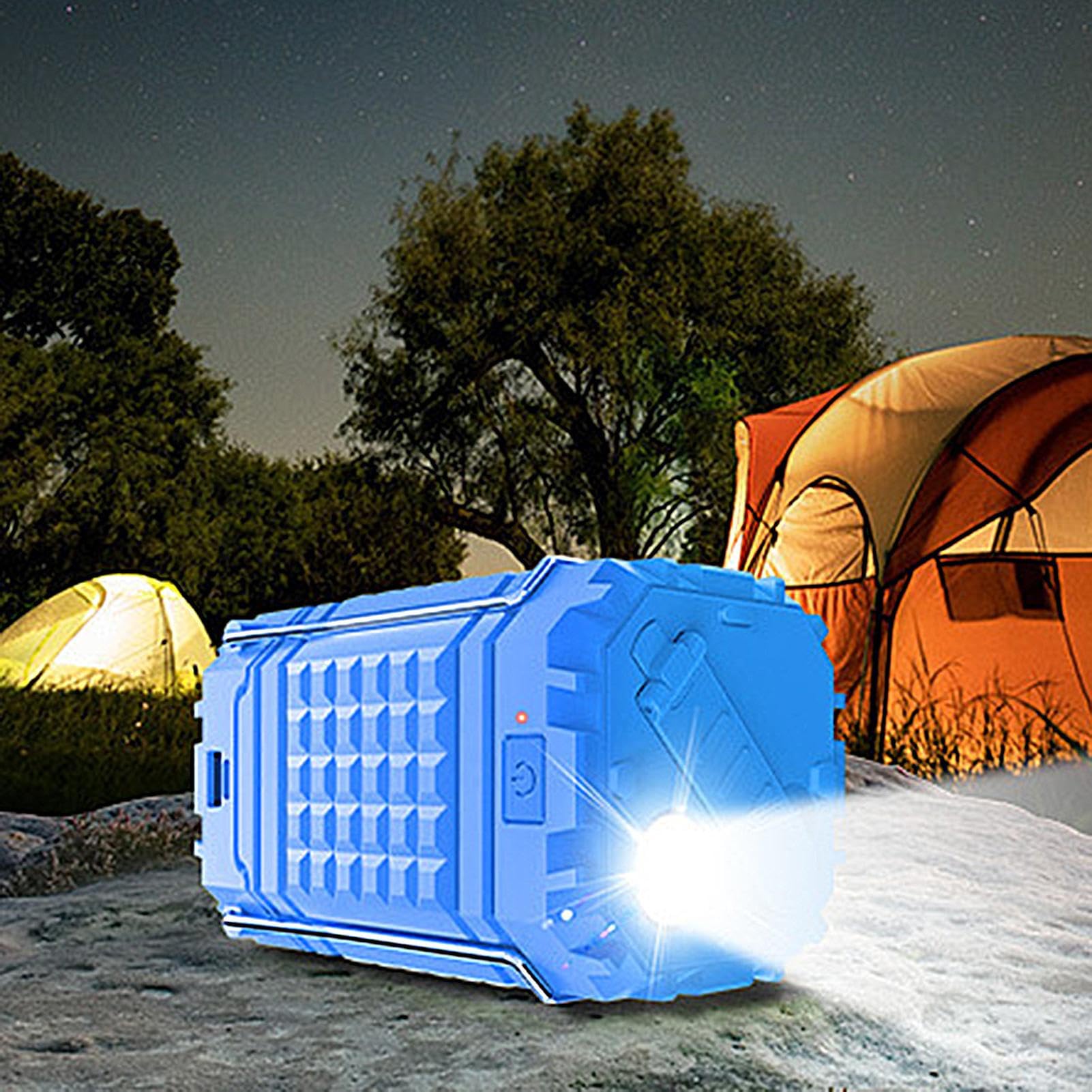 Luce da esterno per campeggio Appendi bile con manovella | Luce LED Ricaricabile USB da Esterno per Escursionismo Pesca Spiaggia Riparazione Auto Arrampicata Giardino Cortile Terrazza