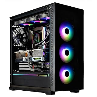 TECHNOID's Extreme Gaming PC – AMD Ryzen 9 7900X, GeForce RTX 4090, 32GB DDR5, 2TB SSD, 4TB HDD, Windows 11 Pro, Keyboard &Mouse