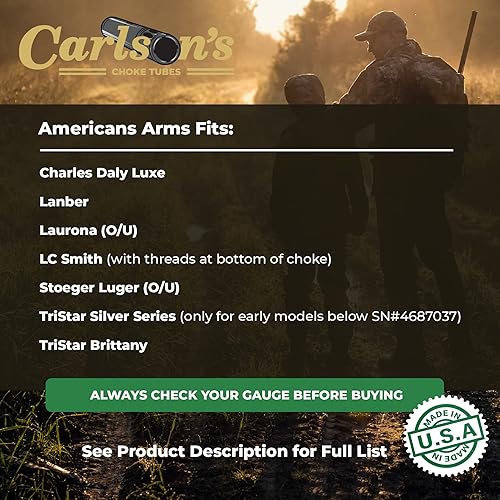 Miniatura 2 de Carlsons Choke Tubes 12 Gauge for American Arms  Stainless Steel  Sporting Clays Choke Tube  Made in USA