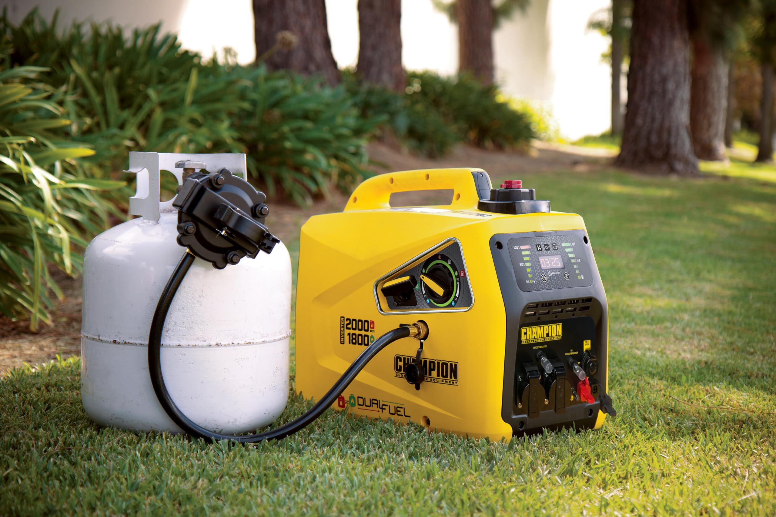 Champion Power Equipment 82001I-E-Df-Eu Generator, Czarny/Żółty, ‎58 x 37 x 53 cm; 11 kg