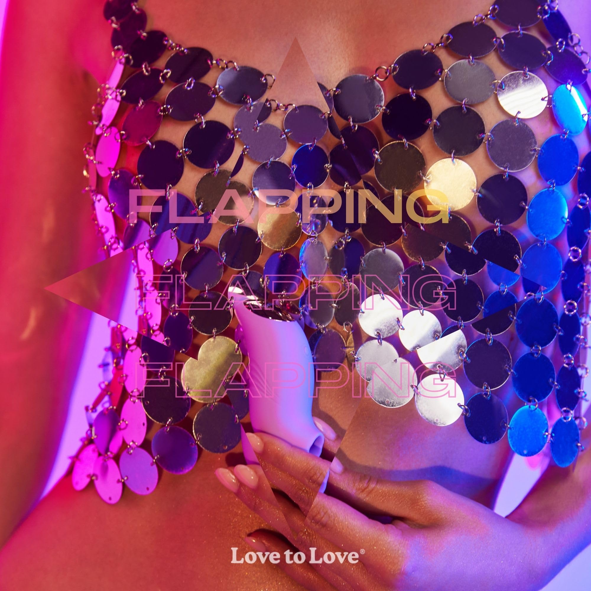 Love to Love Believer – Stimolatore clitorideo a suzione con tecnologia flapping, sex toy da donna telecomandato in silicone, ricaricabile, impermeabile IPX7, formato viaggio