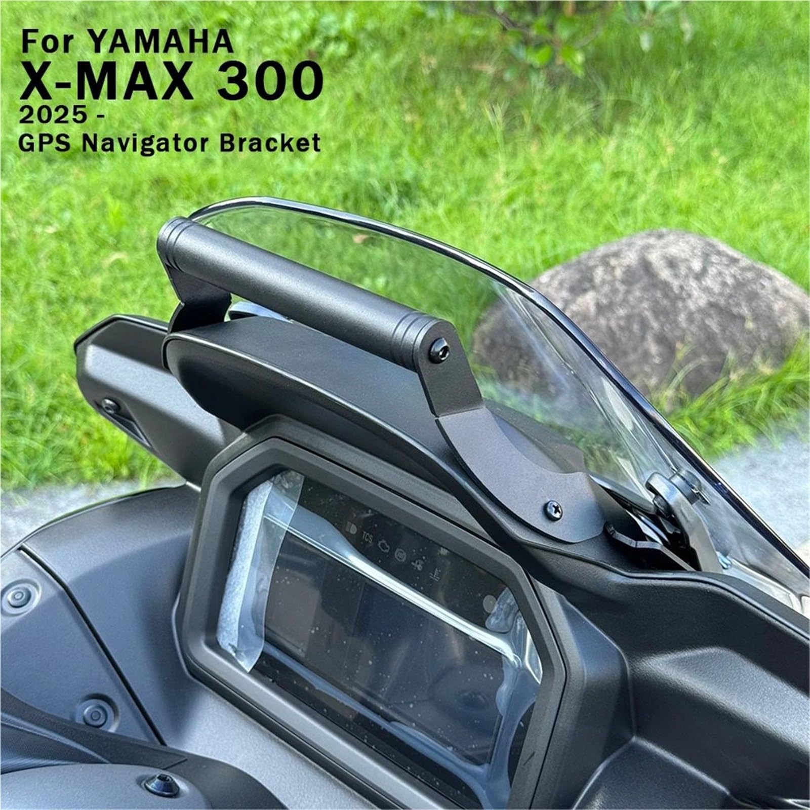 Uchwyt do nawigacji GPS Pasuje do Yamaha X-MAX 300 MAX 300 Tech 2025 Uchwyt na telefon do nawigacji GPS Uchwyt na telefon do nawigacji GPS